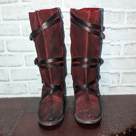 FreeBird COLIN Boot in Black Cherry size 8 - Picture 3 of 13